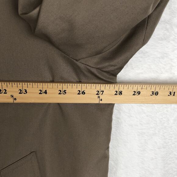 HART SHAFFNER & MARX Overcoat w Wool Zip Out Liner Sz‎ 48R Khaki Rain Repellent - Picture 13 of 15